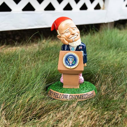 BigMouth Inc Sleepy Biden Garden Gnome Statue, Outdoor Lawn & Yard Figurine Sculpture Decorations, Funny Political Gag Gift
