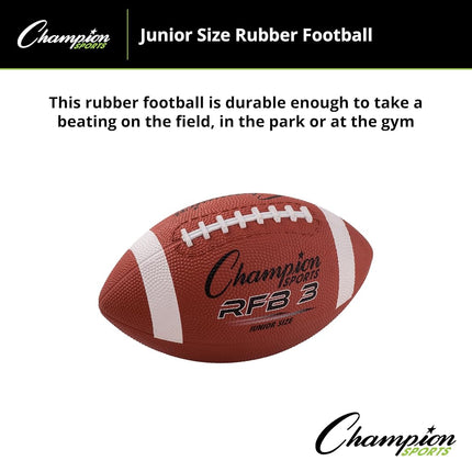 Champion Sports Junior Size Rubber Football