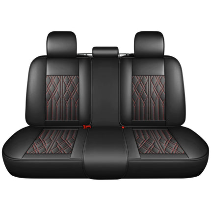 Huidasource Leather Back Row Seat Covers, Waterpro