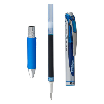 Pentel LR7-C Refillable Cartridge for EnerGel-Pens 0.7 mm, Pack of 12 Blue