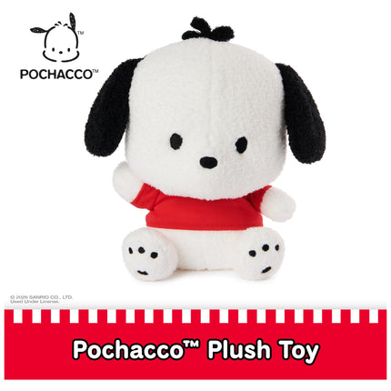 GUND Sanrio Pochacco Plush, Puppy Stuffed Animal for Ages 1 and Up, White/Red, 6�