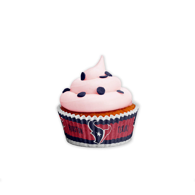 Sports Vault NFL Houston Texans Baking Cupslarge, Team Colors, One Size