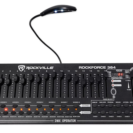 Rockville ROCKFORCE 384 Channel Light/Fog DMX Ligh