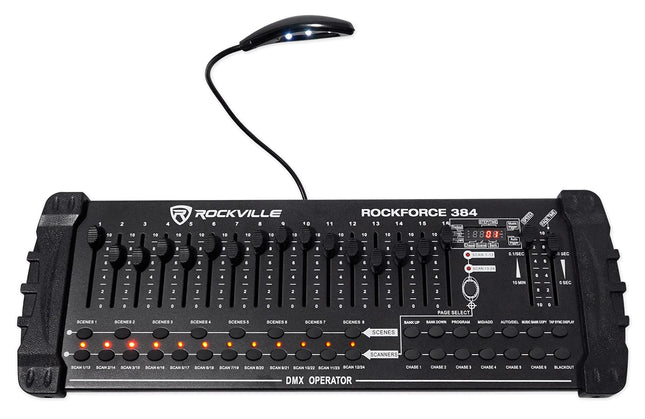 Rockville ROCKFORCE 384 Channel Light/Fog DMX Ligh