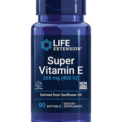 Life Extension Natural Vitamin E, 400 IU, 90 Softg