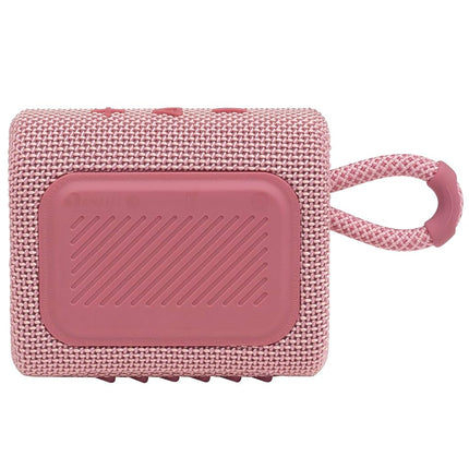 JBL Go 3 : Enceinte portable avec Bluetooth, batterie intégrée, étanche à l'eau et à la poussière - Rose
