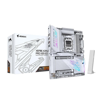 GIGABYTE X870E AORUS PRO X3D ICE AMD AM5 LGA 1718 