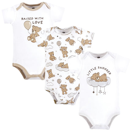 Hudson Baby Unisex Baby Cotton Bodysuits, Dreamy T