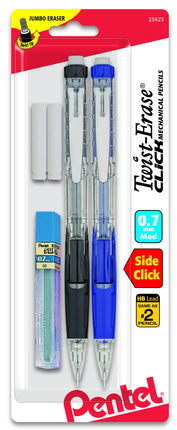 Pentel Twist Erase CLICK Automatic Pencil with 2 E