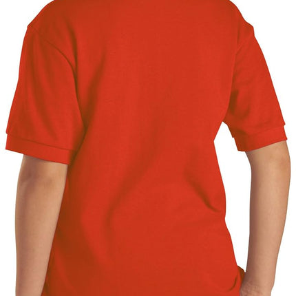 Dickies Big Boys' Short Sleeve Pique Polo X, Orange, X-Large