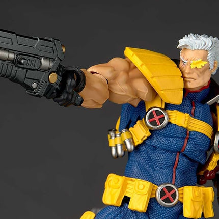 KAIYODO Revoltech Amazing Yamaguchi X-Men Cable Ver.1.5, Total Height Approx. 6.7 inches (170 mm), Non-Scale, PVC, ABS, POM, Painted Action Figure NR083