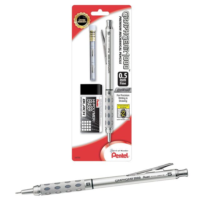 Pentel GraphGear 1000 Mechanical Pencil 0.5mm (PG1