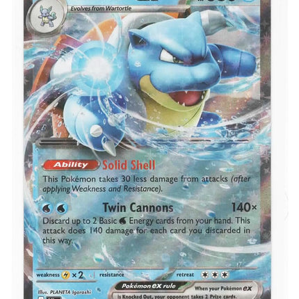 Pokemon - Blastoise ex 030/142 - Stellar Crown Dou