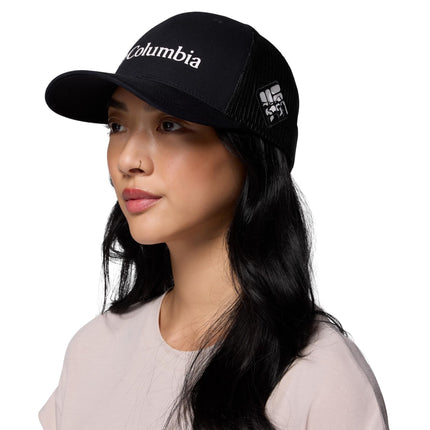 Columbia Unisex Mesh Snap Back, Snap Back Cap, Black, One Size