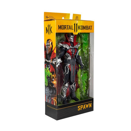 McFarlane Toys, 7-inch Malefik Spawn Mortal Kombat 11 Figure with 22 Moving Parts, Collectible Mortal Kombat Figure with collectors stand base – Ages 14+