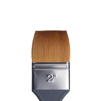 Winsor & Newton 5011950 Professional Watercolour Brush, Painting Brush for Watercolour Paints with Synthetic Fibres, Ergonomic Handle, Durable and Dimensionally Stable, Short Handle, Wash Brush, 2