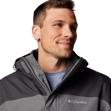 Columbia Men's Tunnel Falls II Interchange Jacket, City Grey/Shark, Large, City Grey/Shark, Large
