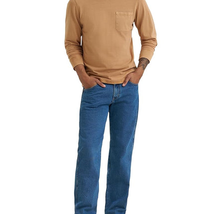 Wrangler Men's Relaxed Fit Jean, Antique Indigo, 33W / 34L