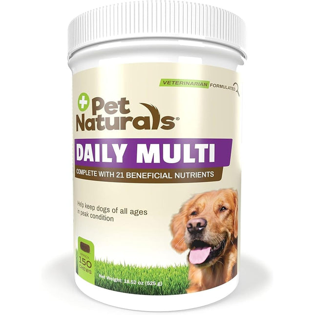 Pet Naturals Daily Multivitamin for Dogs - Yummy Chews with Amino Acids, and Antioxidants - Supports Energy, Metabolic Function and Pet Wellness