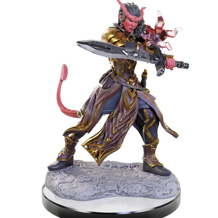 WizKids D&D Nolzur's Marvelous Miniatures: Tiefling Warlocks Dungeons and Dragons Unpainted Miniatures, Undefined