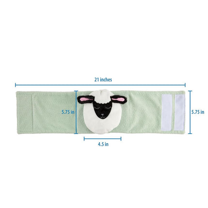 Dr. Brown's Infant Gripebelt Heated Belly Band, Soothe Baby's Tummy with Gentle Warmth and Compression, Lamb, 0m+