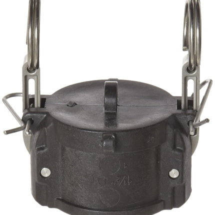 Dixon Valve & Coupling Valve PPH150 Polypropylene Boss-Lock Type H Cam and Groove Fitting, Dust Cap, 1-1/2"
