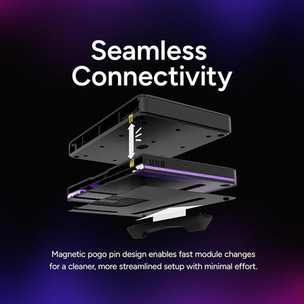 Cooler Master MasterHUB Creator Kit: Fully Modular Allows You to Customize with Base, 15xKeys IPS Display, 2xRoller, and 5xFader Modules - Empowering Your Workflow