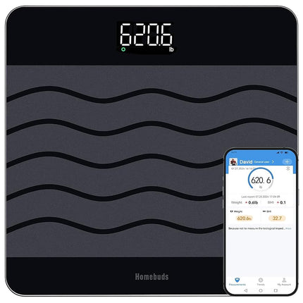 Homebuds 300kg Digital Bathroom Scales, Precision 