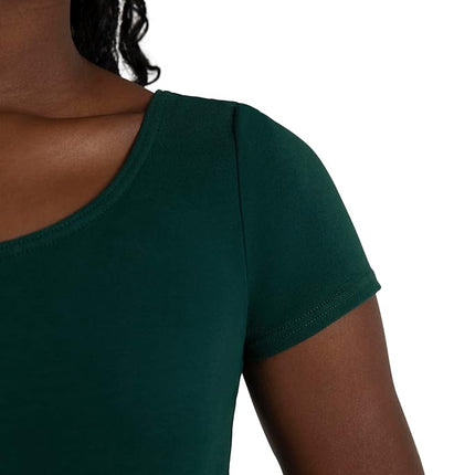 Capezio Women's Classic Short Sleeve Leotard,Hunter,Large