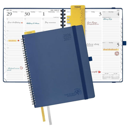 POPRUN Agenda 2026-2027, 8.5'' x 10.5'' Weekly Pla