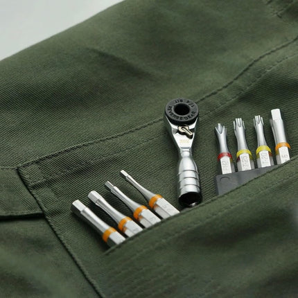 711L Mini Ratchet Wrench - World's Smallest 1/4 Inch Ratchet Wrench For Tight Spaces- Connect to Any Hex Head Extentions to Meet Your Needs