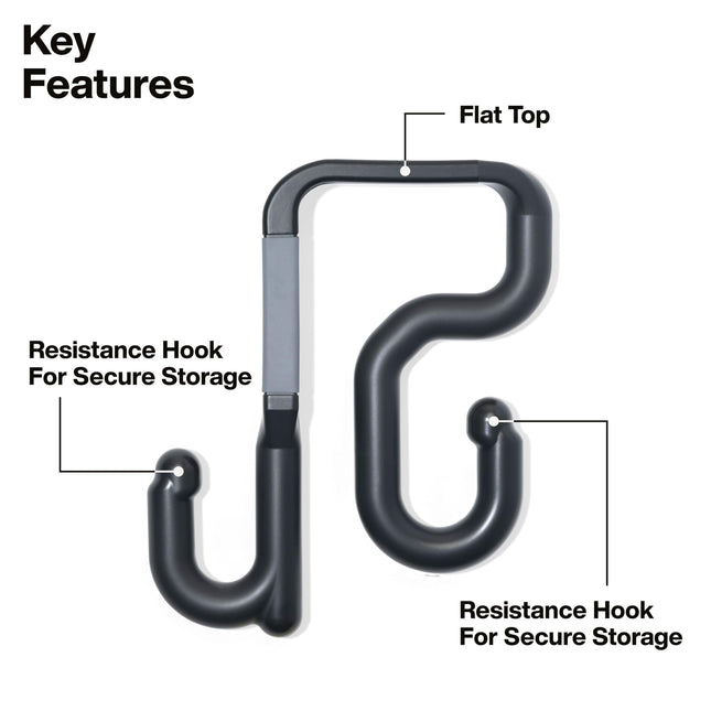 KLEIN TOOLS BC312M Magnetic 3-Inch S-Hook for Lineman Bucket, Bucket Work Center Compatible Hook with Impact-Resistant Nylon, Personalized Organization for Aerial Utility Workers, Tool-Free Setup