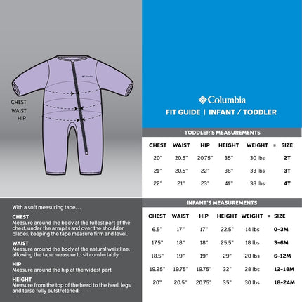 Columbia Youth Infant Snuggly Bunny 2 Bunting, Snowsuit Romper, Pink Ice Uniflauge/Satin Pink, 3/6 Months