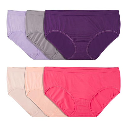 Fruit of the Loom Women's No Show Seamless Underwe