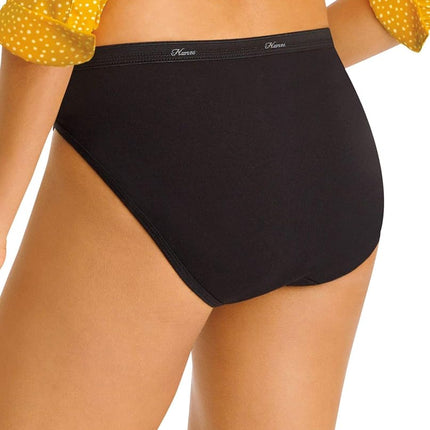 Hanes Women's Cotton Underwear, Black 10-Pack, XX-Large
