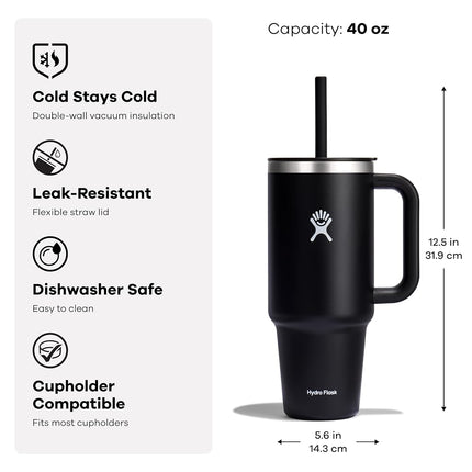 Hydro Flask 40 Oz All Around Travel Tumbler Ivory