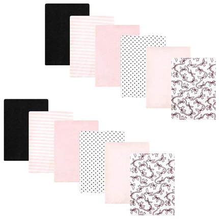 Hudson Baby Unisex Baby Cotton Flannel Burp Cloths