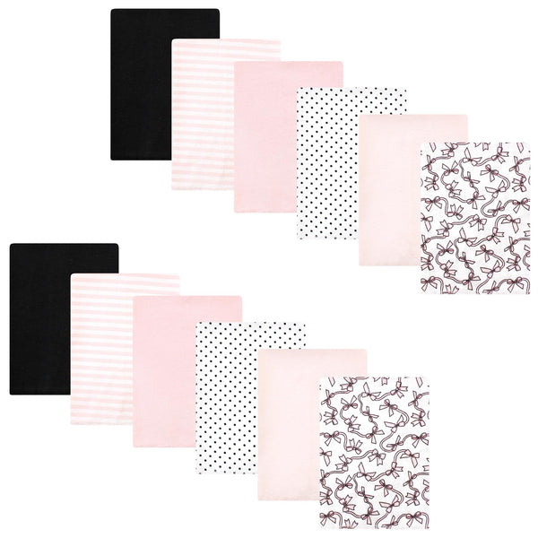 Hudson Baby Unisex Baby Cotton Flannel Burp Cloths