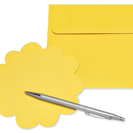American Greetings Single Panel Blank Cards with Envelopes for Valentine's Day, Birthdays and All Occasions, Spring Shapes & Colors (100-Count)
