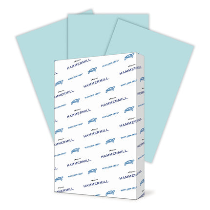 Hammermill Colored Paper, 20 lb Blue Printer Paper