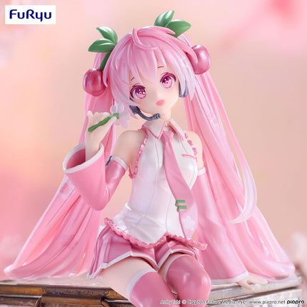 FuRyu - Hatsune Miku - Noodle Stopper Figure - Sakura Miku 2024 Pearl Color ver.
