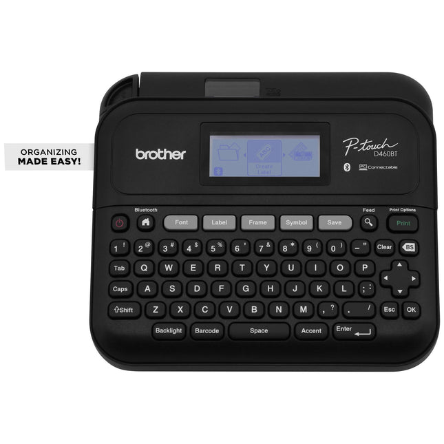 Rotuladora Brother P-Touch PT-D460BTVP Business Expert conectada | Conecte y cree vía Bluetooth® en cintas de etiquetas TZe de hasta ~19 mm
