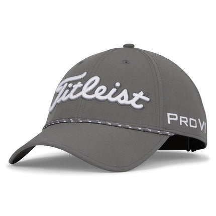 Gorra de golf Titleist Tour Breezer para hombre, color carbón/blanco