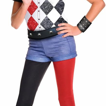 Rubies Harley Quinn Costume, Kids Deluxe DC Comics