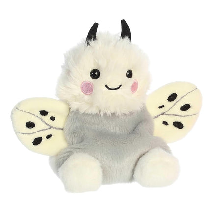 AURORA Adorable Palm Pals Astra Moth Stuffed Animal - Pocket-Sized Play - Collectable Fun - White 5 Inches