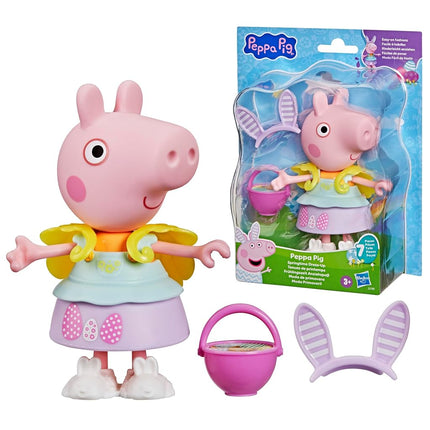 Peppa Pig Springtime Dress-Up Figure with 6 Easy-On Fashion Accessories