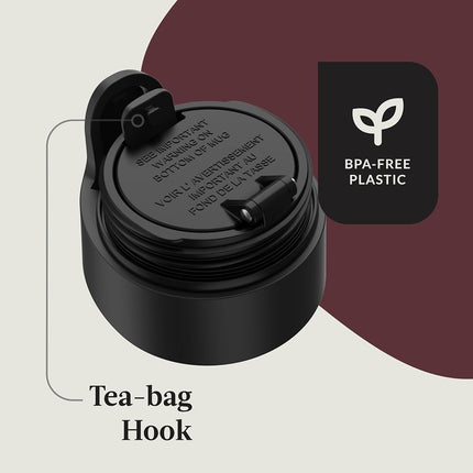 Contigo AUTOSEAL West Loop Taza de viaje de acero inoxidable con aislamiento al vacío y tapa de fácil limpieza, 470 ml, 2 unidades, Baya de Goji, Perla Escarchada, Sal, Perla Escarchada