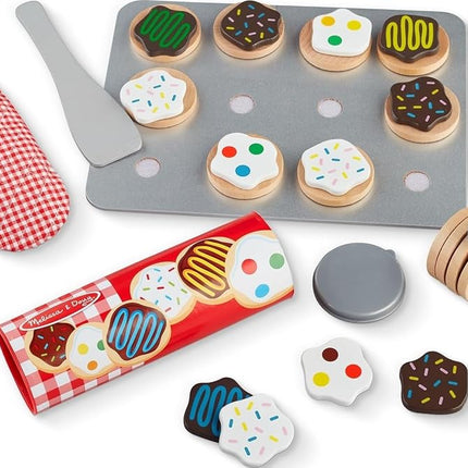 Melissa & Doug Slice and Bake Wooden Cookie Play Food Set