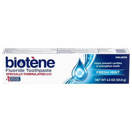 Biotene Fresh Mint Original Fluoride Toothpaste, 4