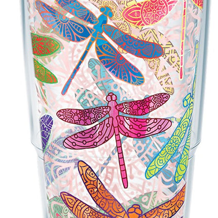 Tervis 1245295 Garden Party Tumbler with Wrap, 24 oz, Clear